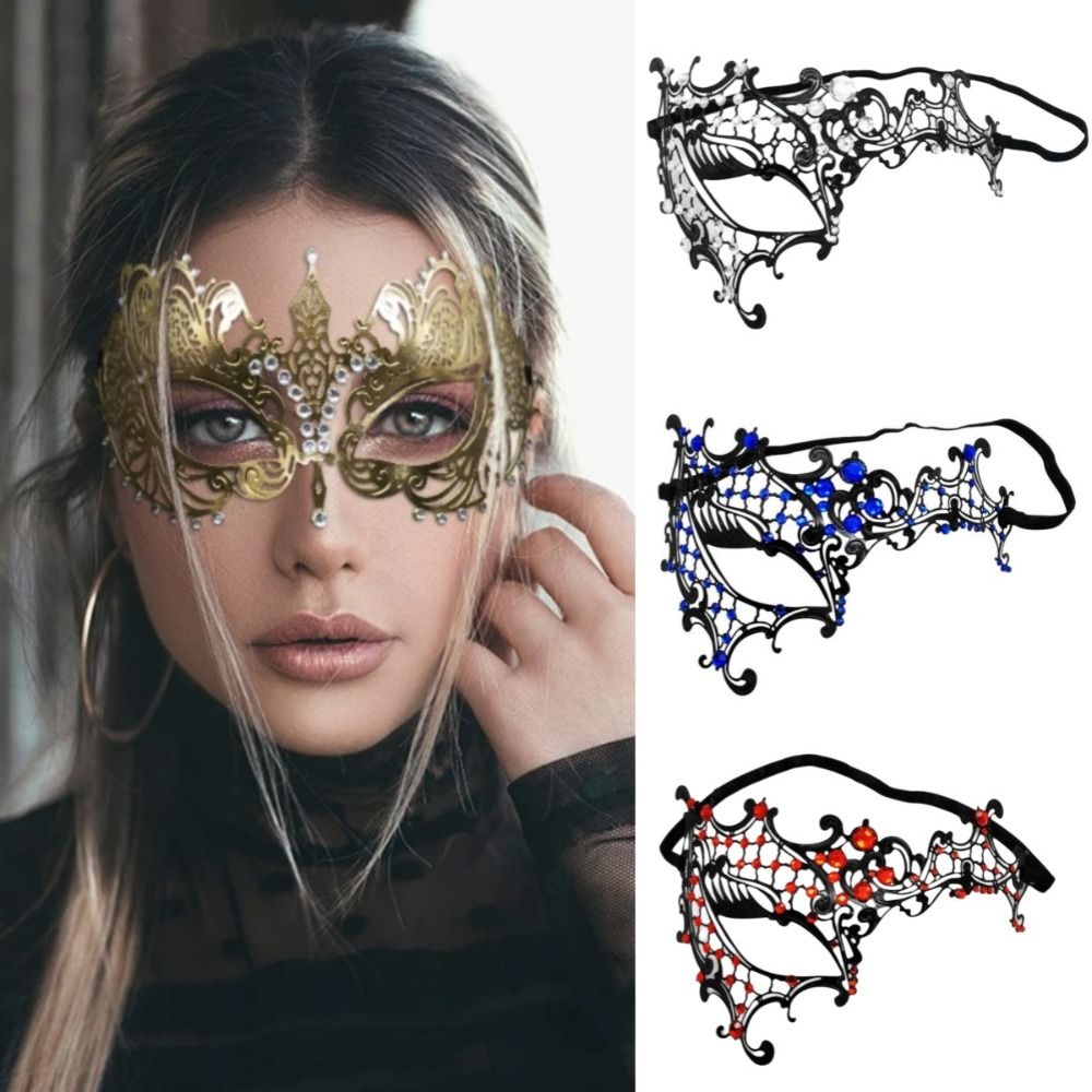 Mask Lanyard Adjustable - 베네치아 할로윈 하프 페이스 마스크 빈티지