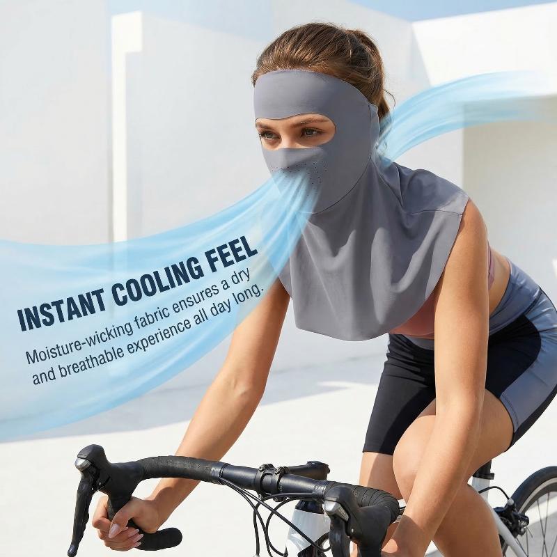Sports Mask Breathable - 여름철 통기성 페이스 마스크, 얼음 실크