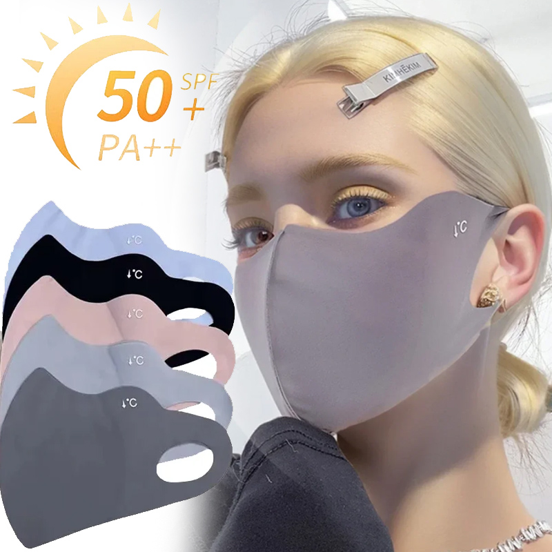 Cloth Face Mask Washable - 여름철 자외선 차단 페이스 마스크 3D