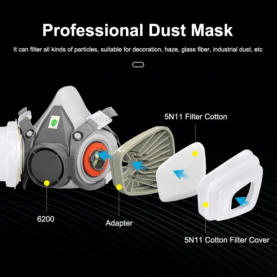 6200 먼지 마스크 하프 페이스 503/603 어댑터 - Dust Mask Construction 리뷰 및 가격