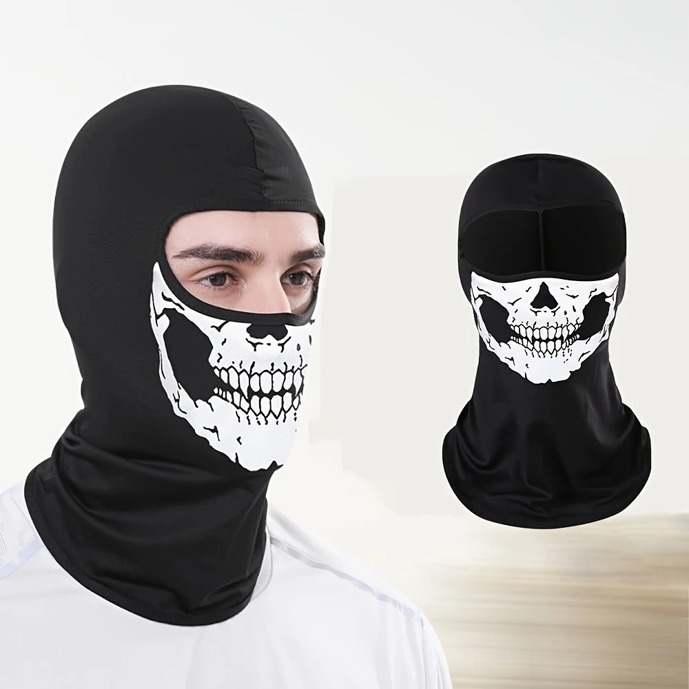 오토바이 발라크라바 풀 페이스 마스크 해골 프린트 오토 - Cloth Face Mask Washable 리뷰 및 가격