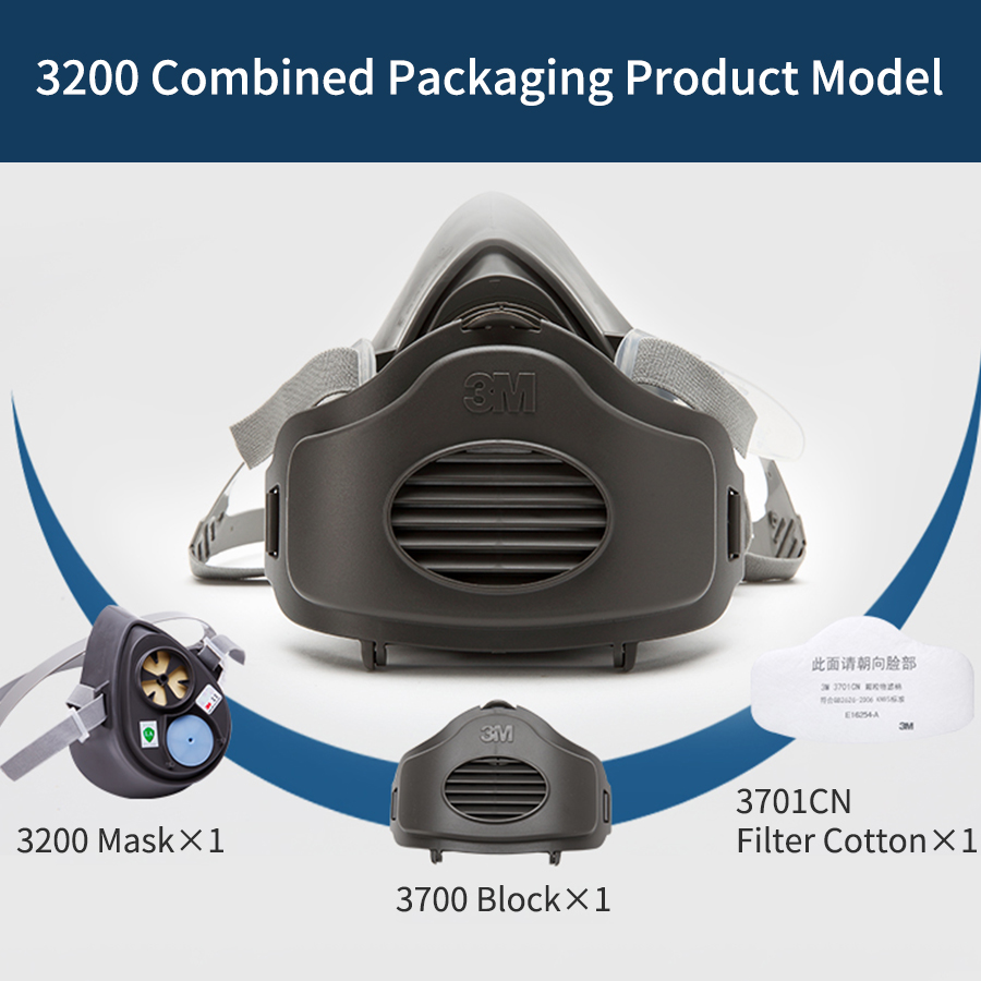 3M 3200 먼지 페인팅 호흡기 반 얼굴 가스 마스크 - Dust Mask Construction 리뷰 및 가격