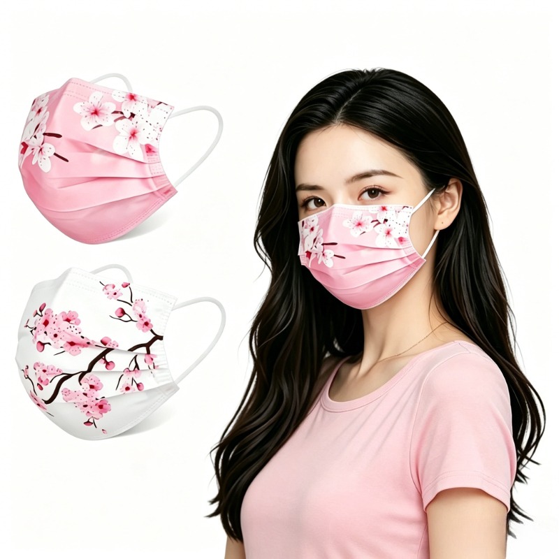 여성용 꽃무늬 별무늬 페이스 마스크 10개, 3겹 통기 - Cloth Face Mask Washable 리뷰 및 가격