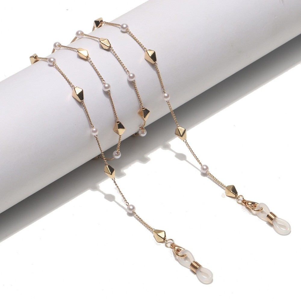 패션 액세서리 분실 방지 선글라스 체인 70cm 진주  - Mask Lanyard Adjustable 리뷰 및 가격