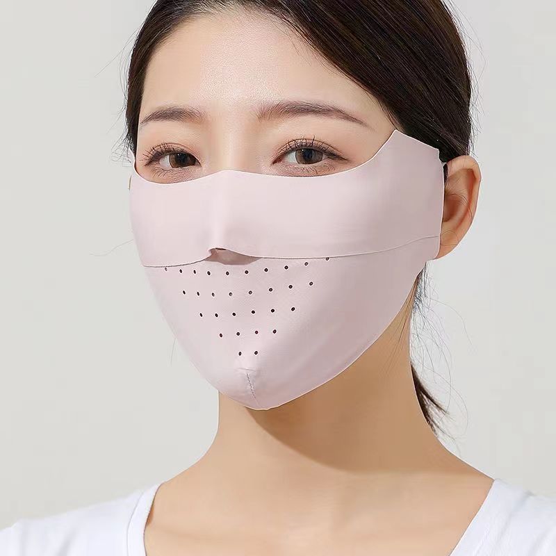 자외선 차단 마스크, 아이스 실크 심리스 여름 여성용  - Cloth Face Mask Washable 리뷰 및 가격