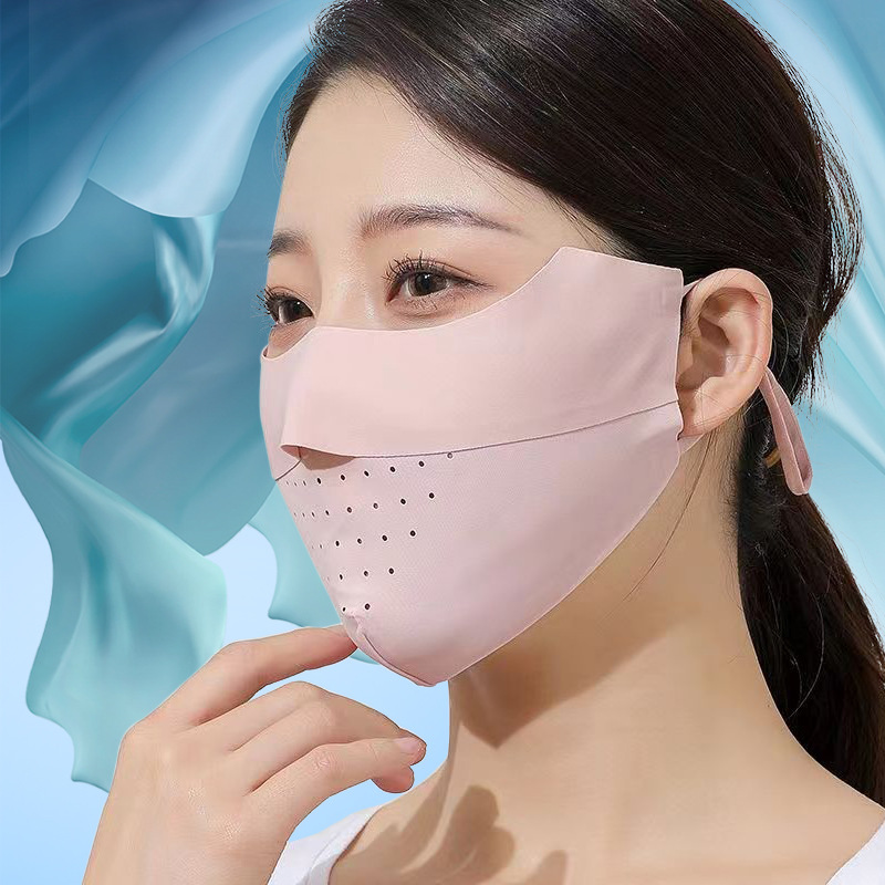 자외선 차단 마스크, 아이스 실크 심리스 여름 여성용  - Cloth Face Mask Washable 리뷰 및 가격